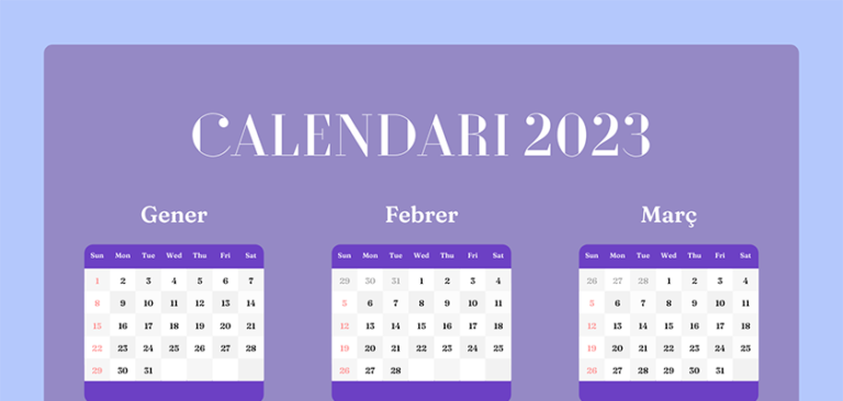Calendario Oficial De Fiestas Laborales De Cataluña Para El Año 2023 Aecip 8160